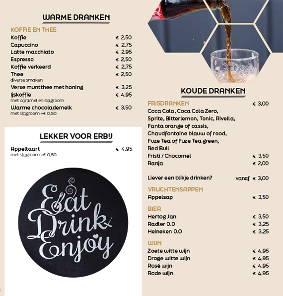 het friethuys michielsgestel menu dranken