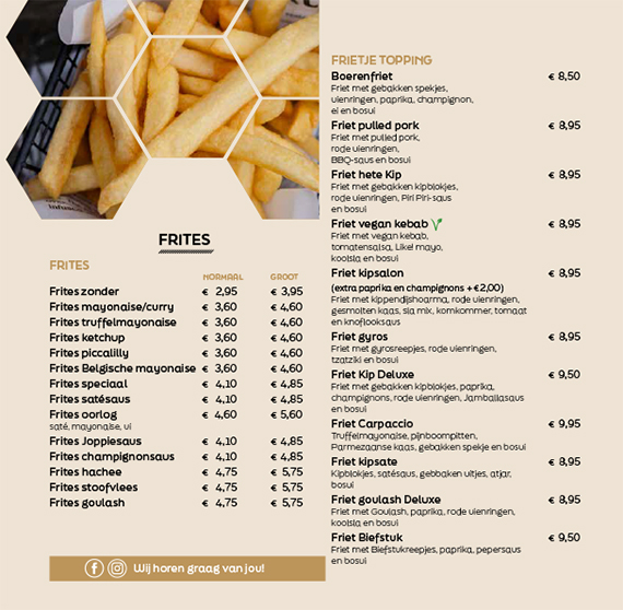 het friethuys michielsgestel menu frites