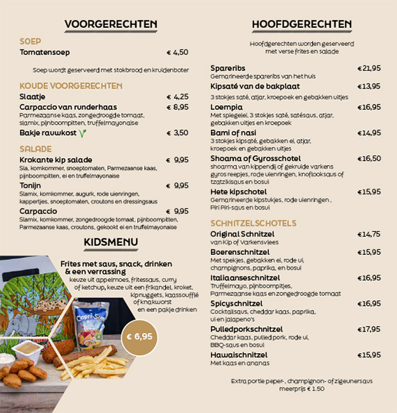 het friethuys michielsgestel menu voor hoofdgerechten