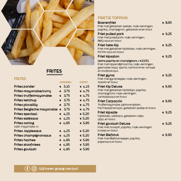 het friethuys michielsgestel menu frites